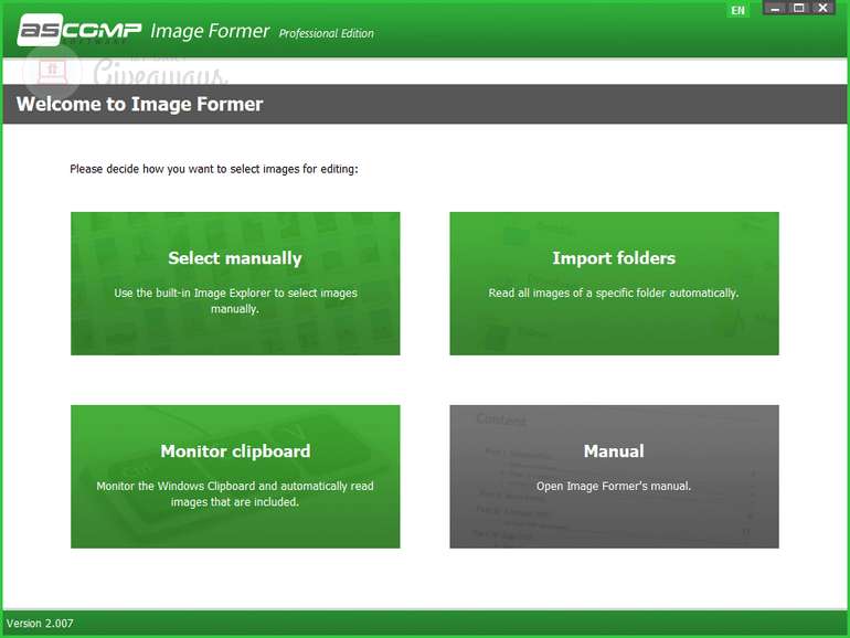ASCOMP Image Former Professional (100% Discount) 1 giveaway-ascomp-image-former-professional-screenshot