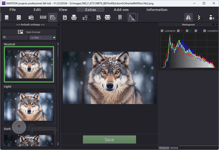 giveaway-emotion-projects-pro-screenshot-1