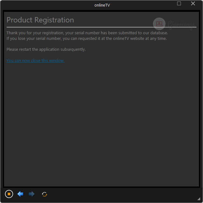 giveaway-onlinetv-19-plus-registration-successful