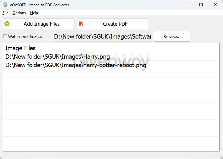 Vovsoft Image to PDF Converter 1 Vovsoft Image to PDF Converter