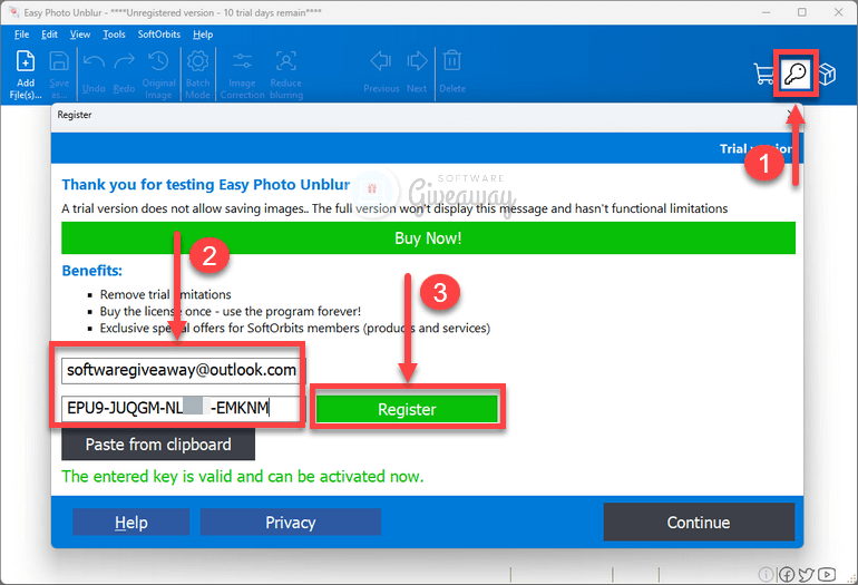 giveaway-softorbits-easy-photo-unblur-enter-license-key