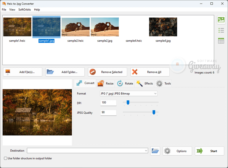giveaway-softorbits-heic-to-jpg-converter-main-interface