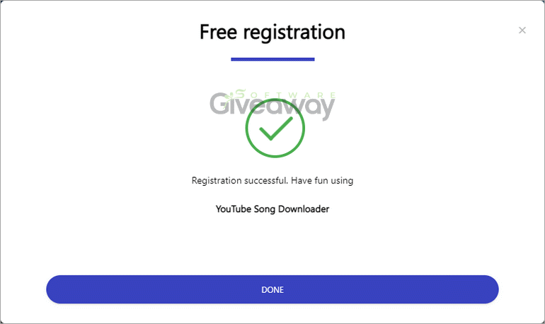 giveaway-abelssoft-youtube-song-downloader-registered-successfully