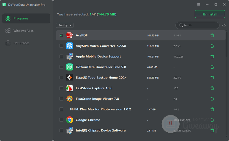 giveaway-doyourdata-uninstaller-pro-screenshot-1