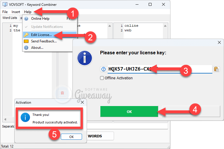 giveaway-vovsoft-keyword-combiner-activate