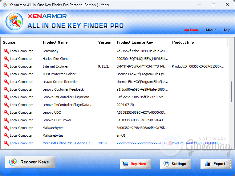 XenArmor All-In-One Key Finder Pro 2025 (100% Discount) 1 giveaway-xenarmor-all-in-one-key-finder-pro-screenshot-3
