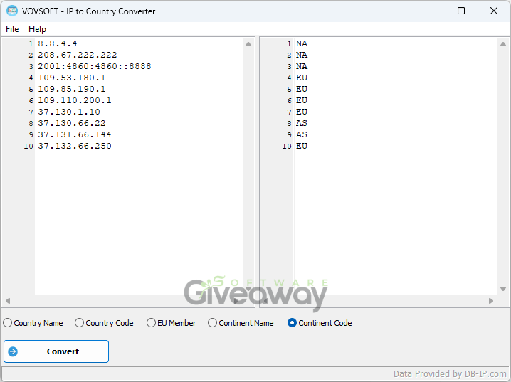 giveaway-vovsoft-ip-to-country-converter-screenshot-1