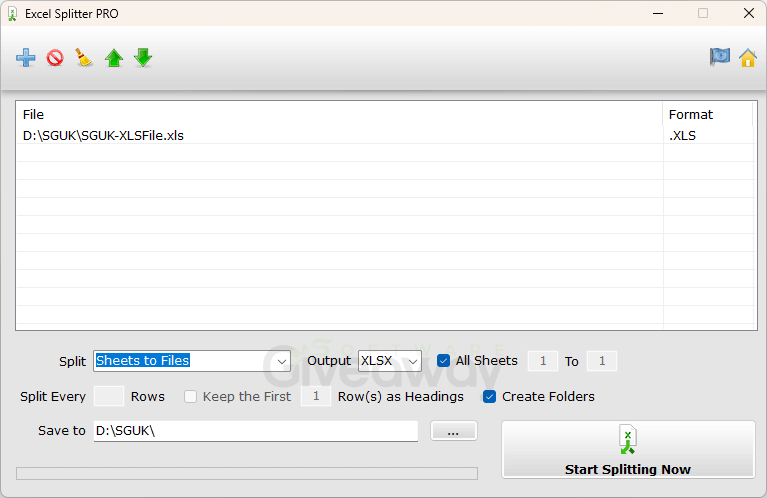Reezaa Excel Splitter Pro