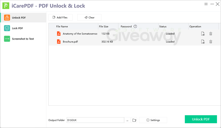 iCarePDF Unlocker & Lock 1 iCarePDF Unlocker & Lock