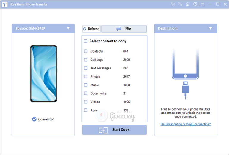 iReaShare Phone Transfer (100% Discount) 1 iReaShare Phone Transfer