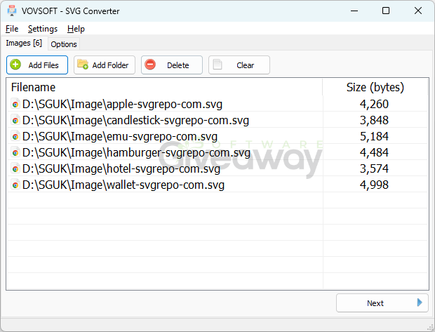 Vovsoft SVG Converter 1 Vovsoft SVG Converter