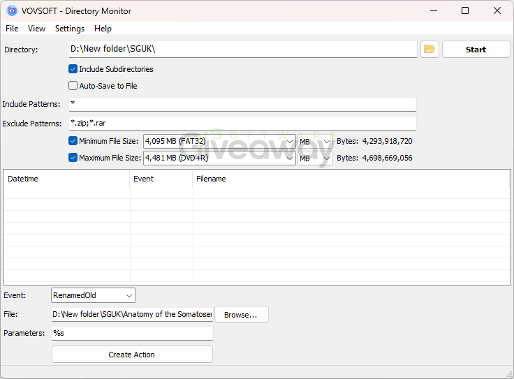 Vovsoft Directory Monitor 1 Vovsoft Directory Monitor