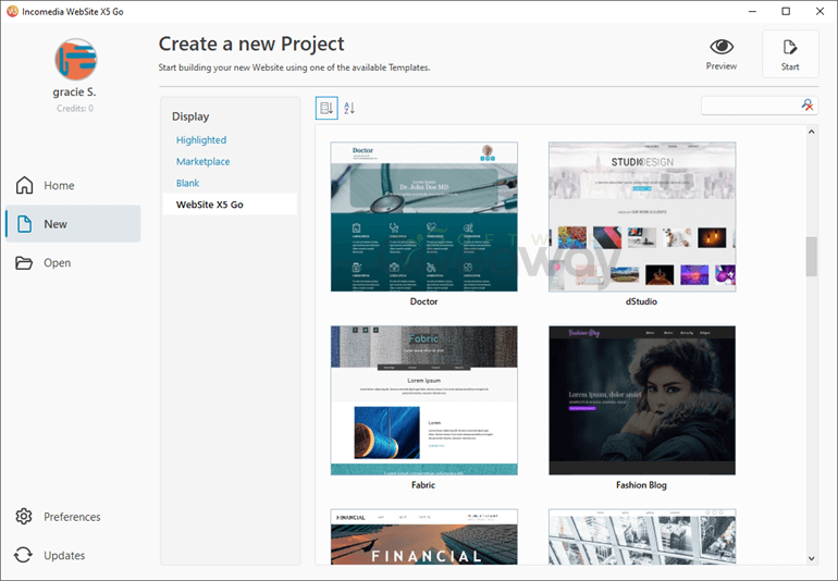 WebSite X5 Go 