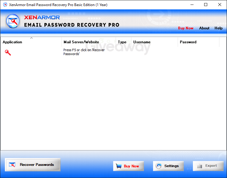 XenArmor Email Password Recovery Pro Basic Edition 1 XenArmor Email Password Recovery Pro