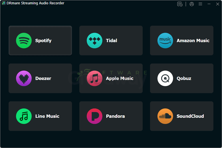 DRmare Streaming Audio Recorder 1 DRmare Streaming Audio Recorder