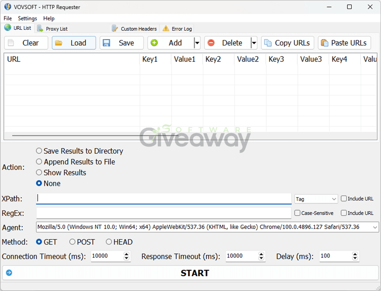 Vovsoft HTTP Requester 