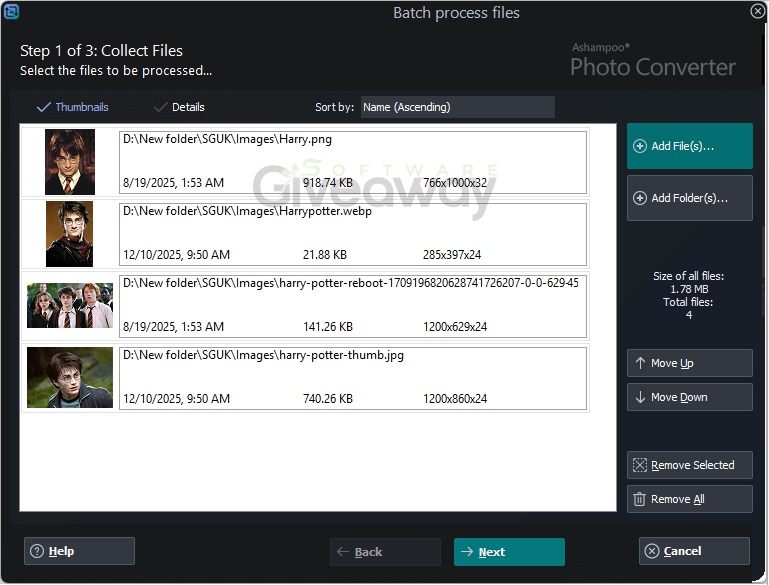 Ashampoo Photo Converter (100% Discount) 1 Ashampoo Photo Converter