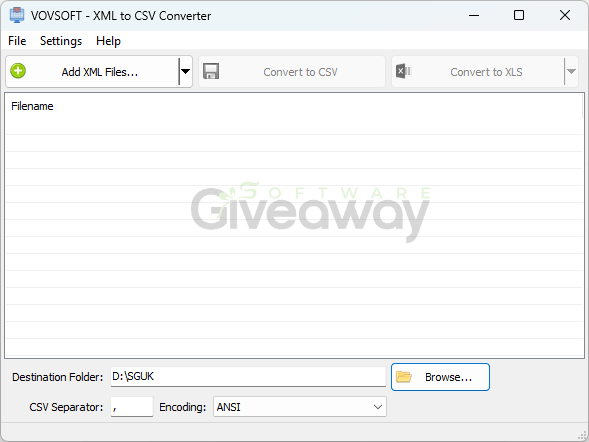 Vovsoft XML to CSV Converter (100% Discount) 1 Vovsoft XML to CSV Converter