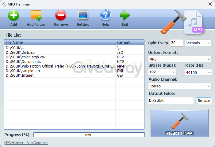 AutoClose MP3 Hammer (100% Discount) 1 AutoClose MP3 Hammer