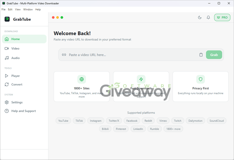 GrabTube Pro