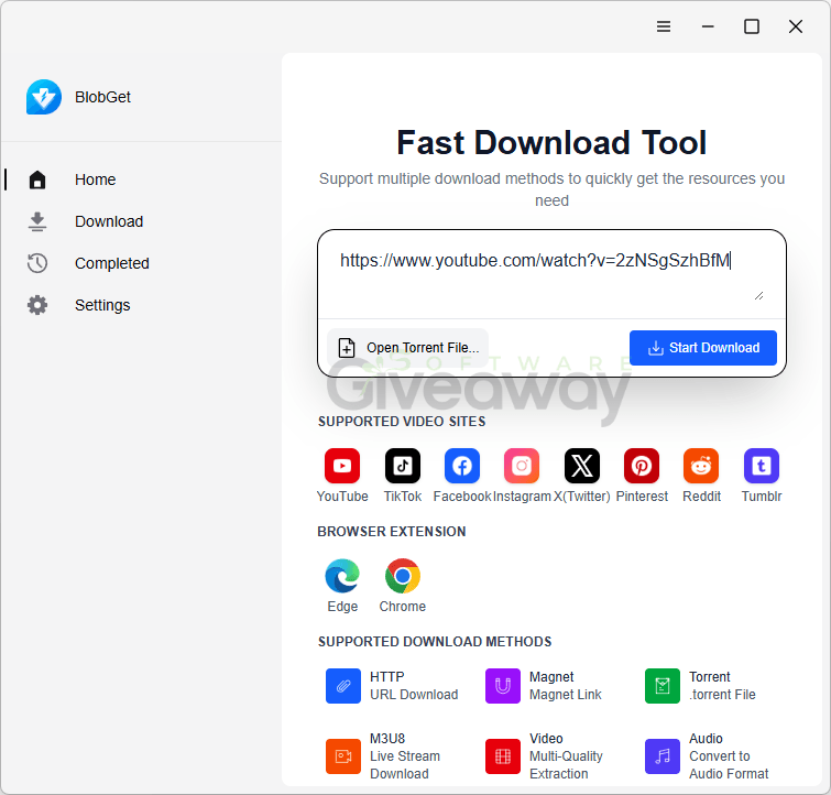BlobGet Download Manager (100% Discount) 1 BlobGet Download Manager