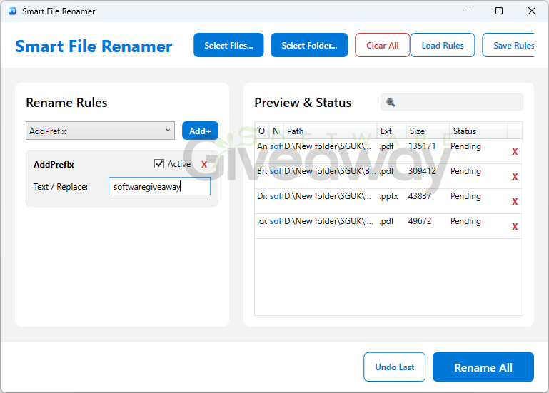 Smart File Renamer (100% Discount) 1 Smart File Renamer