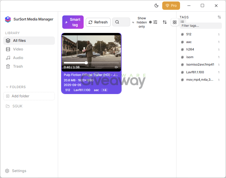SurSort Media Manager for Windows & macOS (100% Discount) 1 SurSort Media Manager